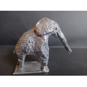 Józef Wilkoń (1930), Słoniątko, nr 79/100 odlew aluminiowy, 2018
