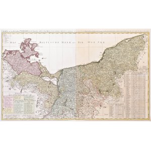 Franz Ludwig Güssefeld, Charte von dem Herzogthum Pommern, sowohl Schwedisch...