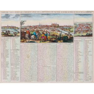 Henri Abraham Chatelain, Carte des trois ordres qui composent l’etat de la Republique de Pologne…