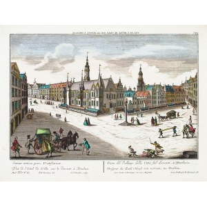 Georg Balthasar Probst, Vüe de l'hôtel de Ville sur le devant, à Breslau