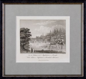 Fryderyk Krzysztof Dietrich (1779-1847), Vue du Chateau et de l’Amphitheatre a Lazienki