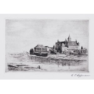E.P. Hoffmann, Veduta del castello di Malbork