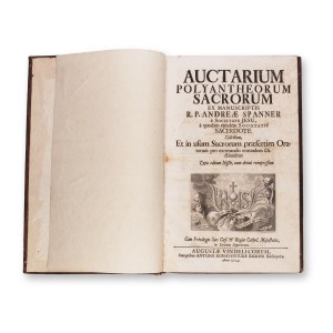 SPANNER, Andreas: Auctarium polyantheorum
