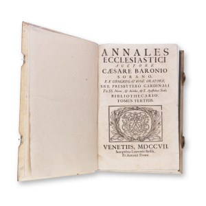 BARONIO, Ceasare (1538-1607): Annales Ecclesiasti III.