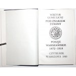 [Gomulicki J.W.], POEZJE WARSZAWSKIE 1872-1918; [wyd.1] stan idealny