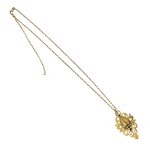 Collana placcata in oro in stile vintage con cristalli Swarovski