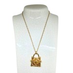 Gold-plated vintage-style necklace