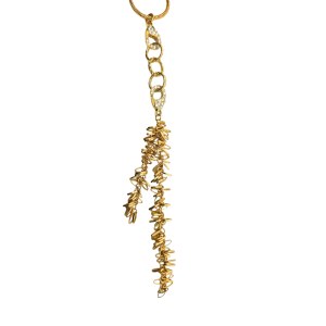 Gold-plated necklace with Swarovski crystals