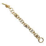 Gold-plated bracelet with stars