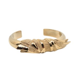 Gold-plated retro-style bracelet