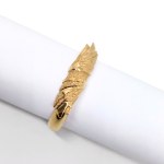 Gold-plated retro-style bracelet