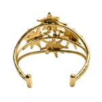 Gold-plated bracelet with Swarovski stars