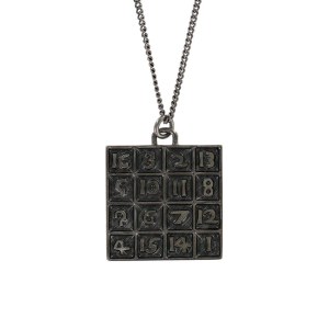 Necklace from Albrecht Dürer’s “Magic Square” collection (black ruthenium) / Albrecht Dürer