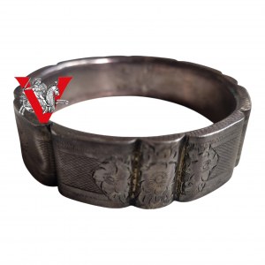 Czechoslovakia, First Republic, beautiful silver bracelet, 20th interwar period