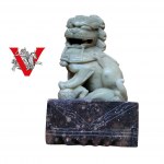 China Jade Lion Figurine, Old, Beautiful