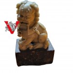 China Jade Lion Figurine, Old, Beautiful