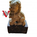 China Jade Lion Figurine, Old, Beautiful