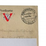 Third Reich , SS Pomerania Gryfice Pogorzelica, SSman Card 1943 Feldpost, Rarity