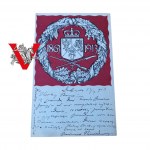 Powstanie Styczniowe 50 rocznica 1863-1913, Kartka Wysłana do Weterana Powstania, Piękna !