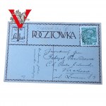 Powstanie Styczniowe 50 rocznica 1863-1913, Kartka Wysłana do Weterana Powstania, Piękna !