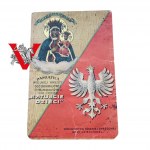 Boże Zbaw Polskę - Ratujcie Dzieci - Piękna Patriotyczna Karta / Cegiełka 1916 r.