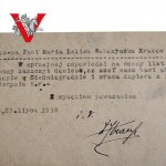 JUDAIKA, Card of a well-known Jewish Advocate to a Polish Noblewoman , 1918 , Curiosity.
