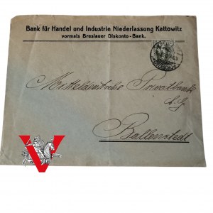 Silesian Uprising, Plebiscite Post Office, Katowice Bank, 26.07.1920