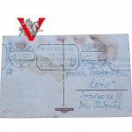 Karta z Diabłem wysłana do Szlachacianki, Dom Studentek LWÓW , 1932, KSIĘGA KU CZCI POLEGŁYCH LOTNIÓW