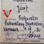 Legitymacja Prokurator Stalinowski, Prokuratura Generalna
