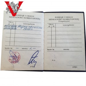Kampania Wrześniowa, Legitymacja Kombatancka Weterana