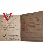 Zaświadczenie Wojskowe Legitymacja, Gdańsk 1956