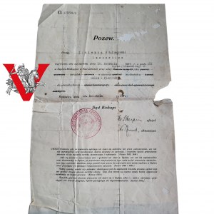 Bishops' Court in Katowice 1934, interesting document