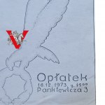PSZ Brygada Spadochronowa SBS, Zaproszenie na Spotkanie Wigilijne Weteranów 1 SBS, Opłatek Warszawa 1973
