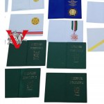 GRANITARY GUARD , WOP, MEGA LOT 19 Legitimations for the decorations of Colonel SG, Szczecin, Bialystok ! EXTRA