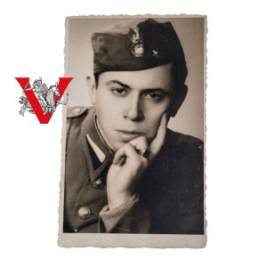 Korpus Ochrony Pogranicze KOP, Armia Krajowa, WOP, Lieutenant Skorupski, Kłodzko 1946 a Orzełek w Koronie, Extra Photo with Super Description
