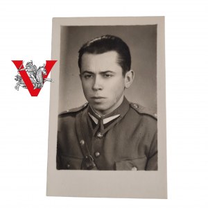 Lieutenant Czeslaw Skorupski, WOP Klodzko 1946 ex KOP and AK, Signed.