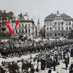 Cieszyn Rynek Defilada z okazji 3 Maja, 4 PSP , Strzelcy Podhalańscy w Adrianach, Super Zdjęcie
