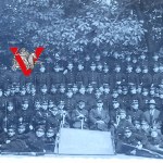 Kompania Straży Celnej w Pełnym Rynsztunku, Szable, Karabiny, Krzyż Walecznych, Super Zdjęcie