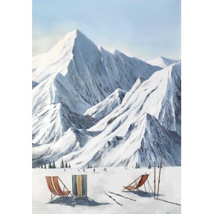 Anna Jaskulska, On skis