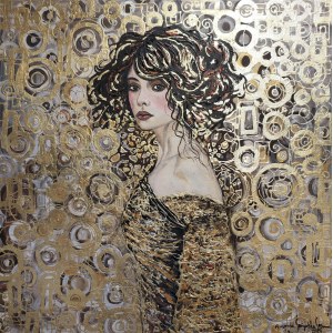 Mariola Swigulska, Goddess of Golden Ornament from the series Women by Klimt