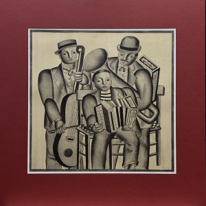Fernand LEGER (1881 - 1955), Les Musiciens (Fanfare), 1975