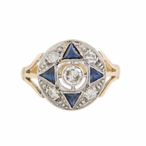 Ring, 1930s-40s, art déco