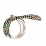 Anello a forma di serpente, seconda metà del XX secolo.