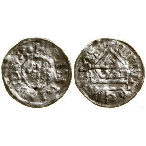 Nemecko, denár, (985-995), Regensburg, Vald minster