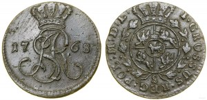 Pologne, 1 grosz, 1768 g, Varsovie