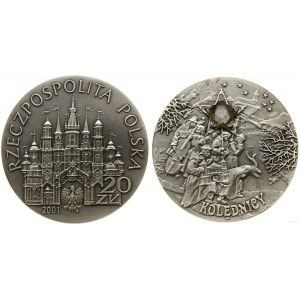 Poland, 20 zloty, 2001, Warsaw
