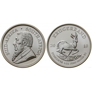 Južná Afrika, 1 krugerrand, 2018, Pretória
