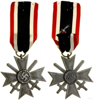 Německo, Válečný záslužný kříž s meči 2. třídy (Kriegsverdienstkreuz mit Schwerten 2. Klasse), 1939-1945