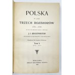 Kraszewski Józef Ignacy- Polska w czasie trzech rozbiorów [t.I-III, komplet][oprawa w skórę]