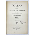 Kraszewski Józef Ignacy- Polska w czasie trzech rozbiorów [t.I-III, komplet][oprawa w skórę]
